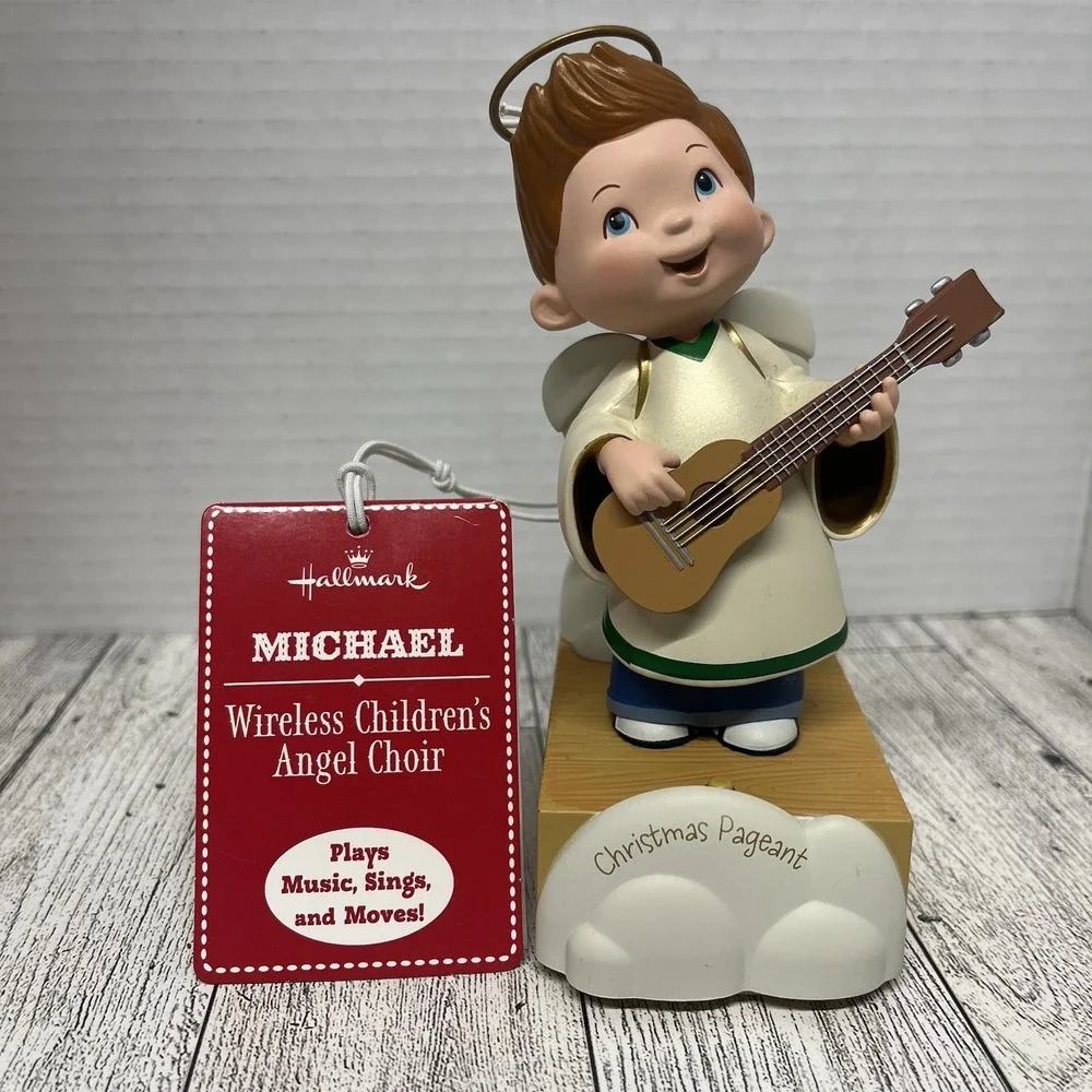 2012 HALLMARK Wireless Children's Angel Choir MICHAEL (Music &‎ Motion) Works!